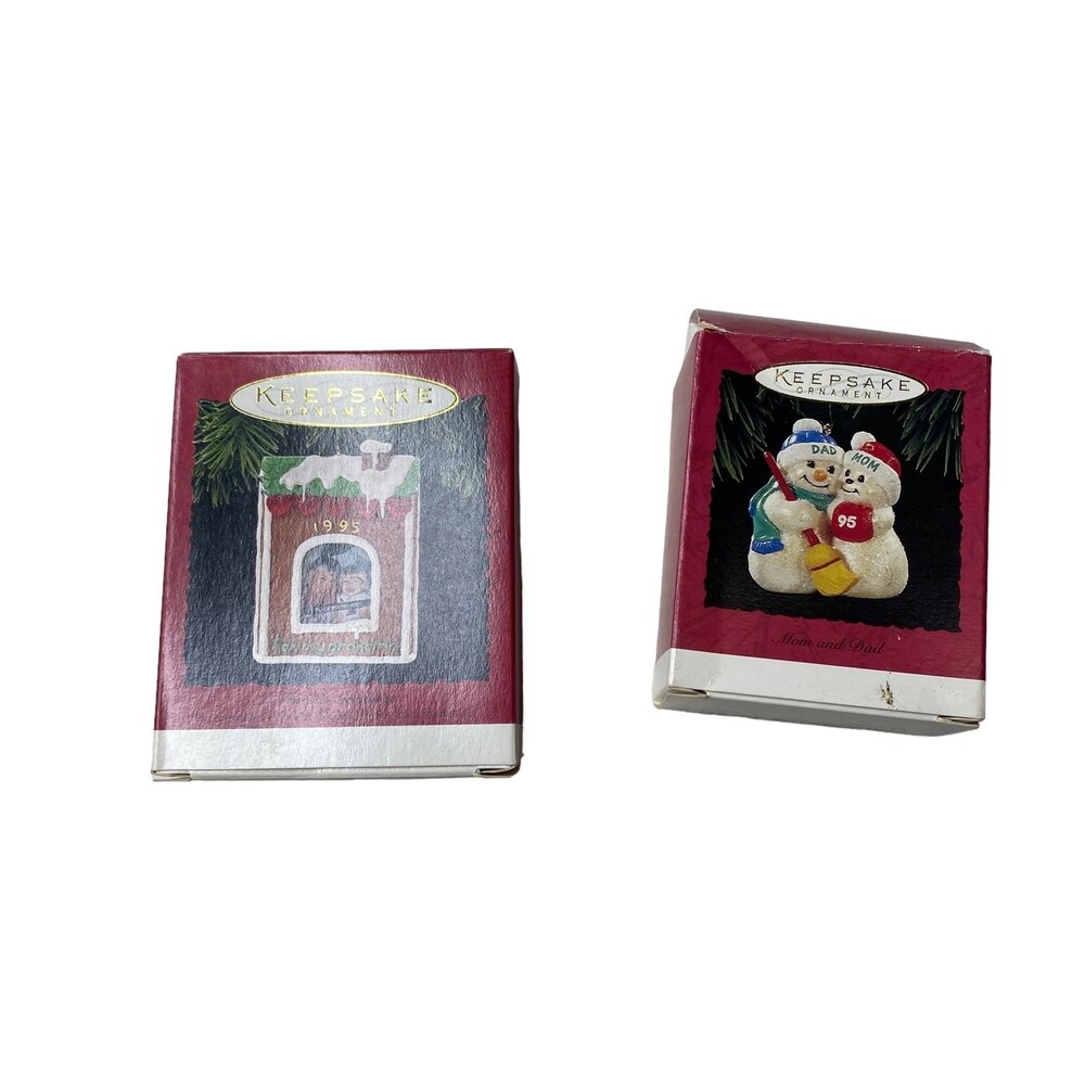Vintage Hallmark Keepsake Ornaments. 1995. Christmas Holiday